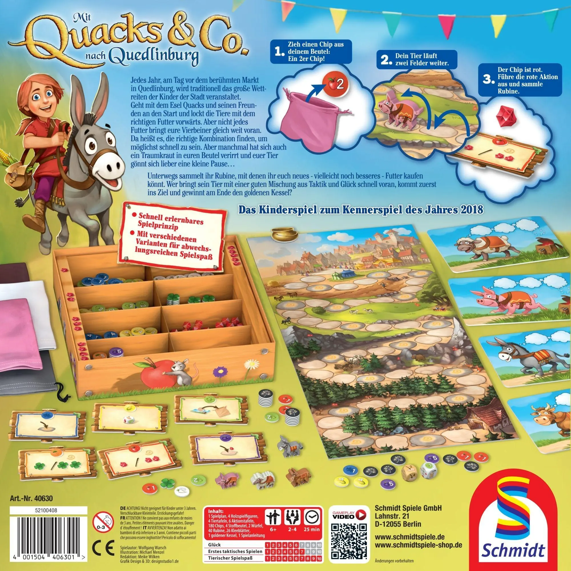 Bild: 4001504406301 | Mit Quacks &amp; Co. nach Quedlinburg | KINDERSPIELE | Spiel | Brettspiel