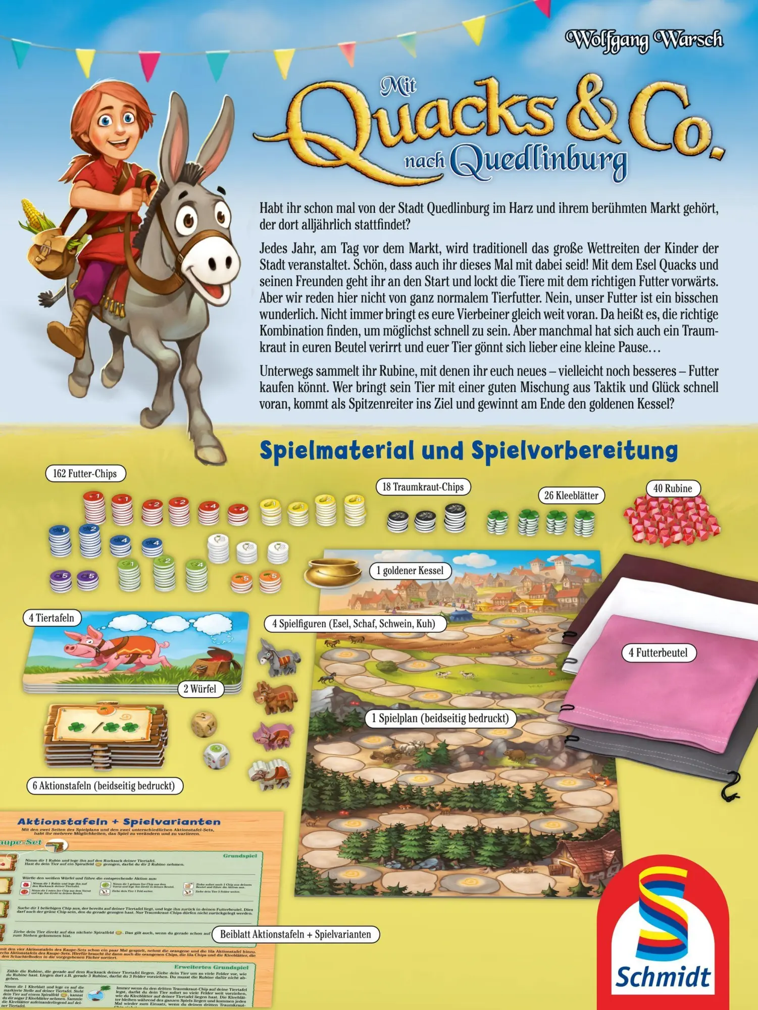Bild: 4001504406301 | Mit Quacks &amp; Co. nach Quedlinburg | KINDERSPIELE | Spiel | Brettspiel