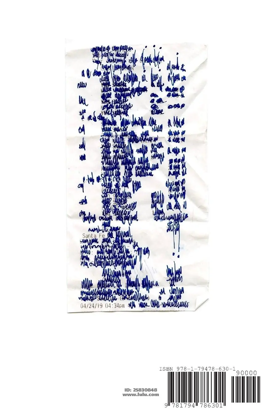 Rückseite: 9781794786301 | Asemic Writing - Poetic Structures | Cecil Touchon | Taschenbuch