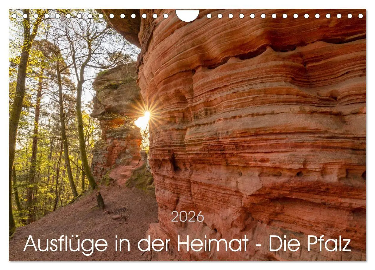Cover: 9783457676301 | Ausflüge in der Heimat - Die Pfalz (Wandkalender 2026 DIN A4 quer),...