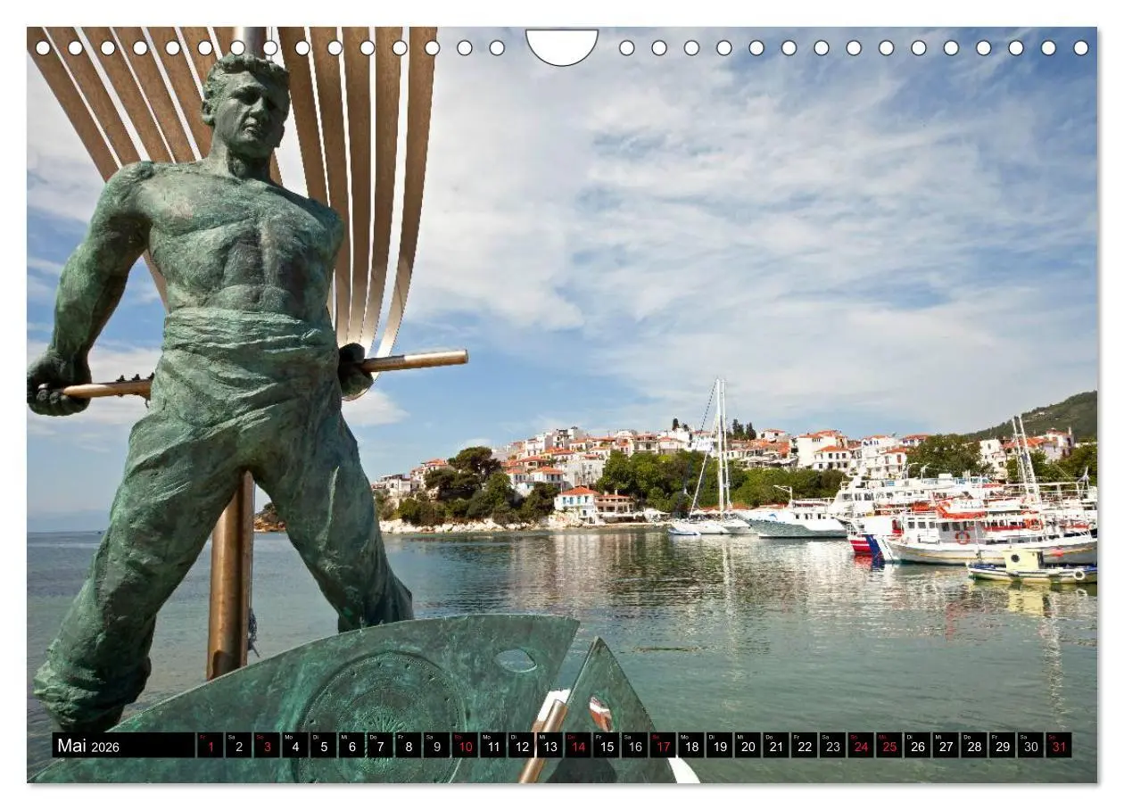 Bild: 9783516146301 | Skiathos + Skopelos (Wandkalender 2026 DIN A4 quer), CALVENDO...