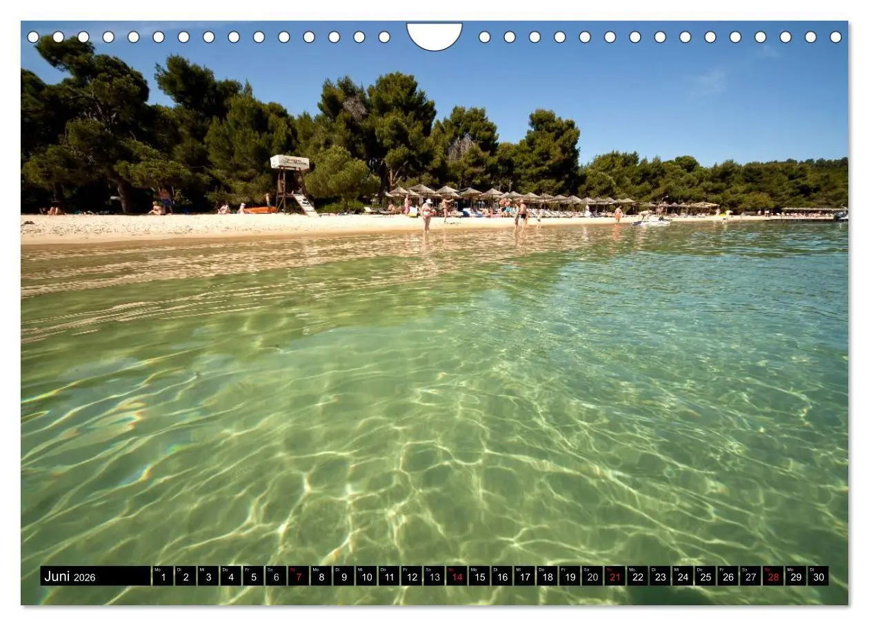 Bild: 9783516146301 | Skiathos + Skopelos (Wandkalender 2026 DIN A4 quer), CALVENDO...