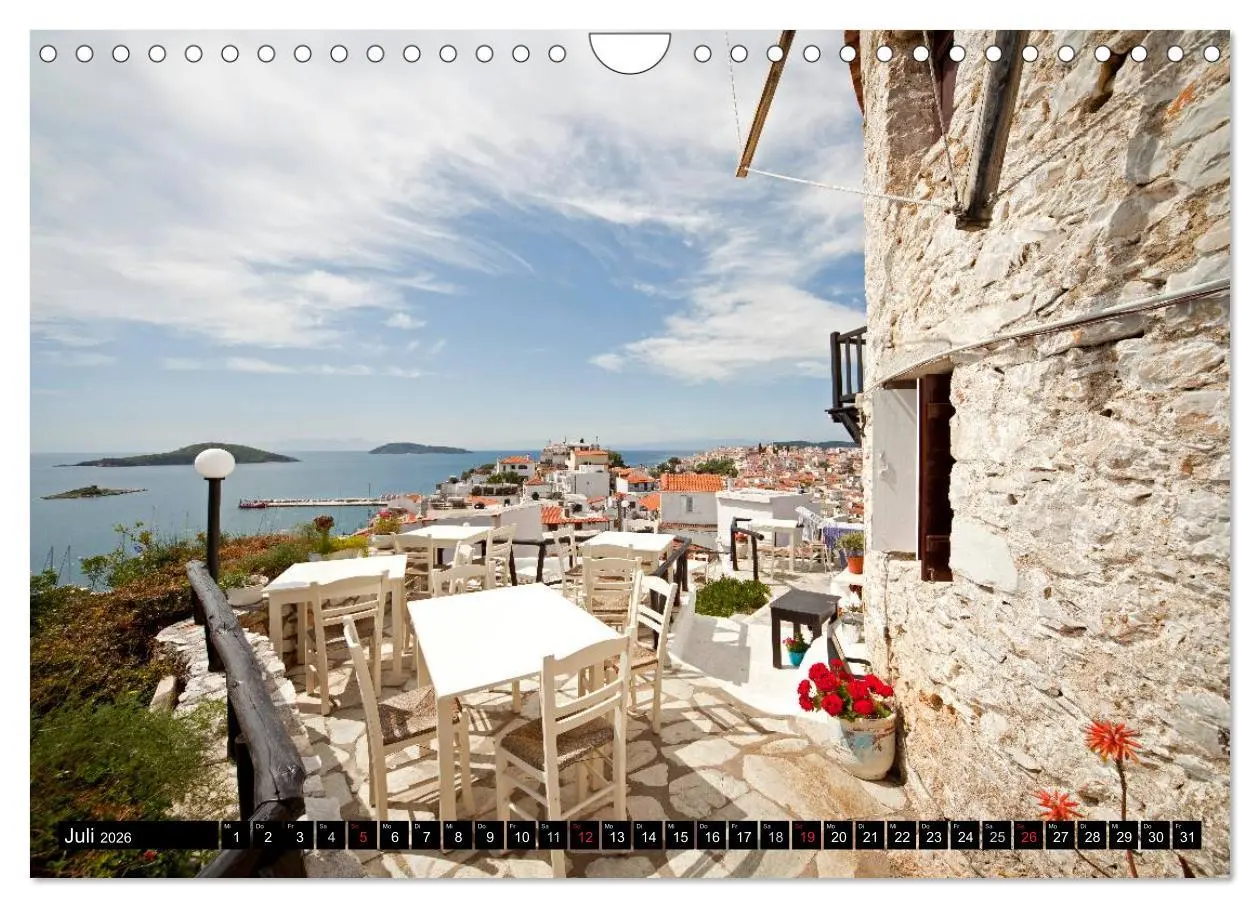 Bild: 9783516146301 | Skiathos + Skopelos (Wandkalender 2026 DIN A4 quer), CALVENDO...