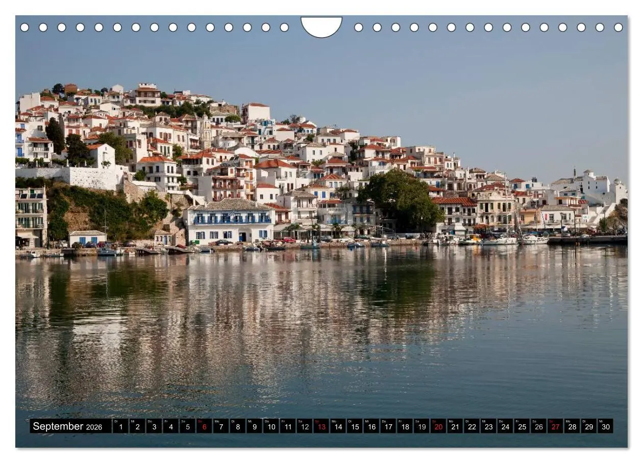 Bild: 9783516146301 | Skiathos + Skopelos (Wandkalender 2026 DIN A4 quer), CALVENDO...