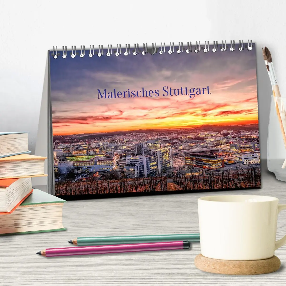 Bild: 9783516216301 | Malerisches Stuttgart (Tischkalender 2026 DIN A5 quer), CALVENDO...