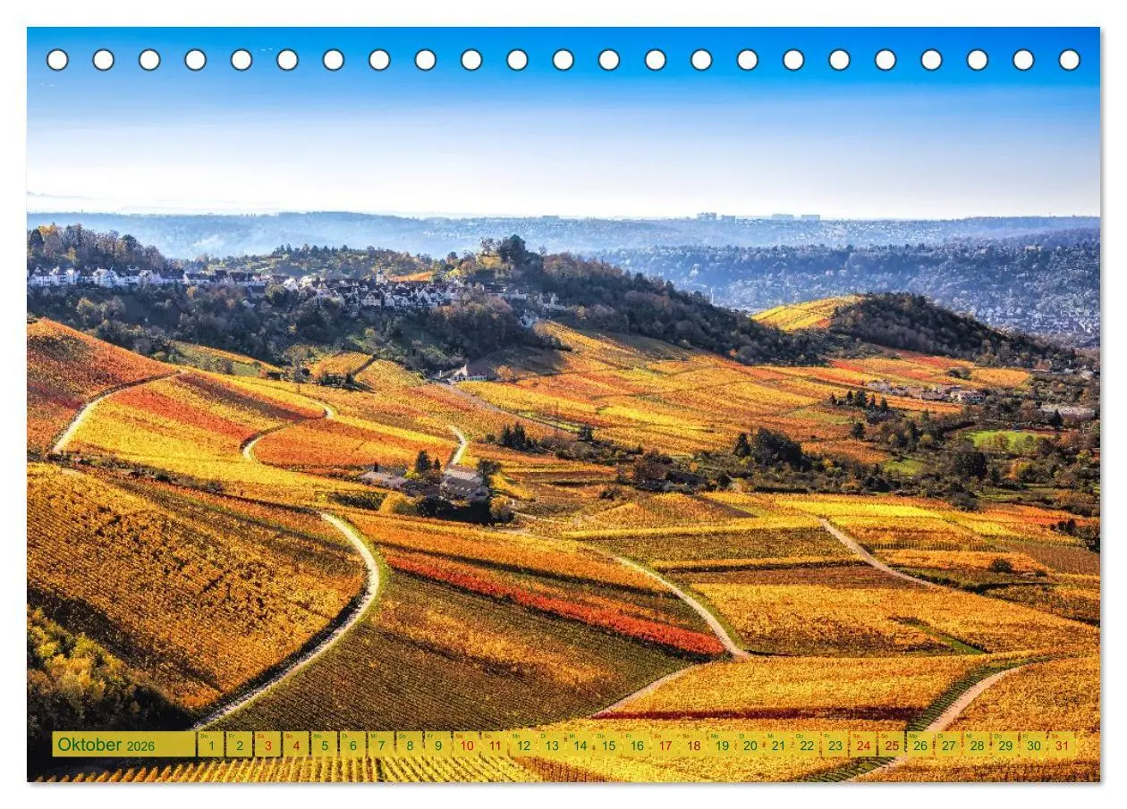 Bild: 9783516216301 | Malerisches Stuttgart (Tischkalender 2026 DIN A5 quer), CALVENDO...