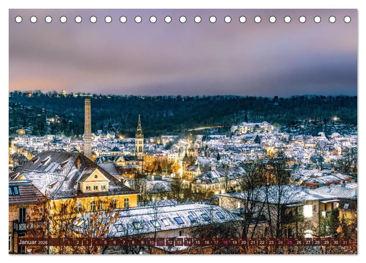 Bild: 9783516216301 | Malerisches Stuttgart (Tischkalender 2026 DIN A5 quer), CALVENDO...