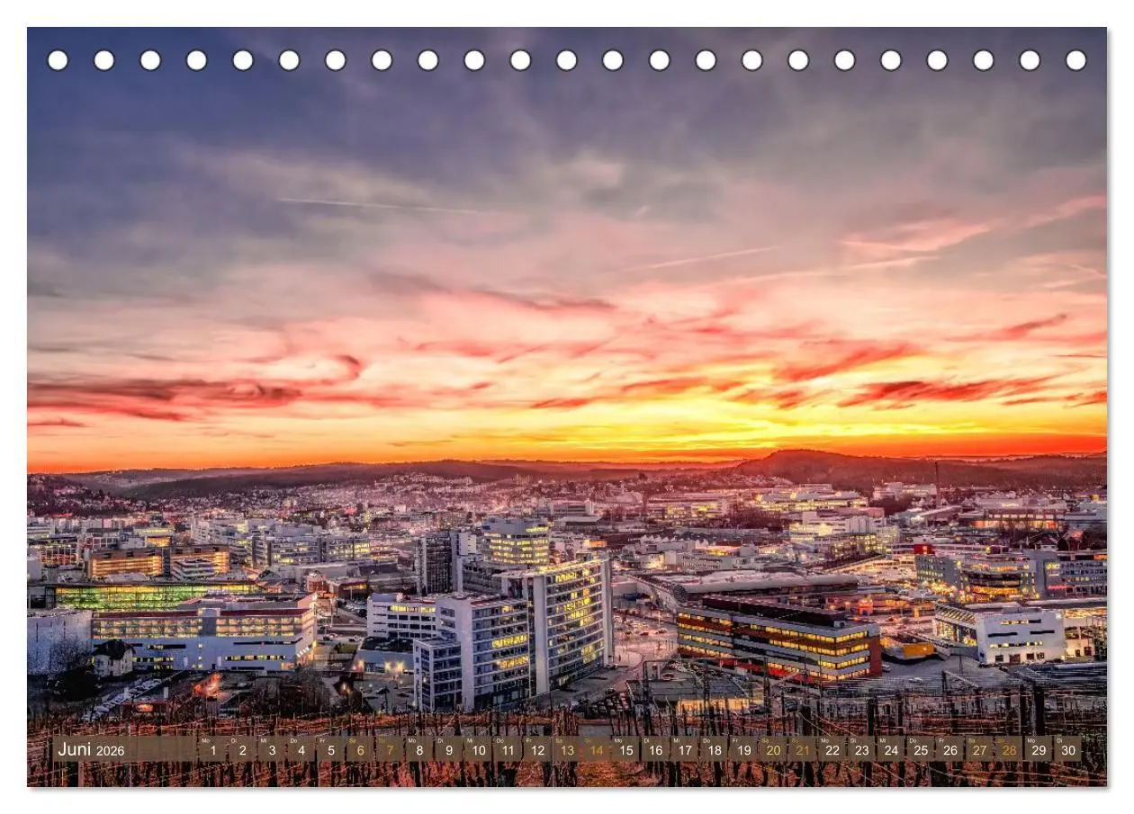 Bild: 9783516216301 | Malerisches Stuttgart (Tischkalender 2026 DIN A5 quer), CALVENDO...