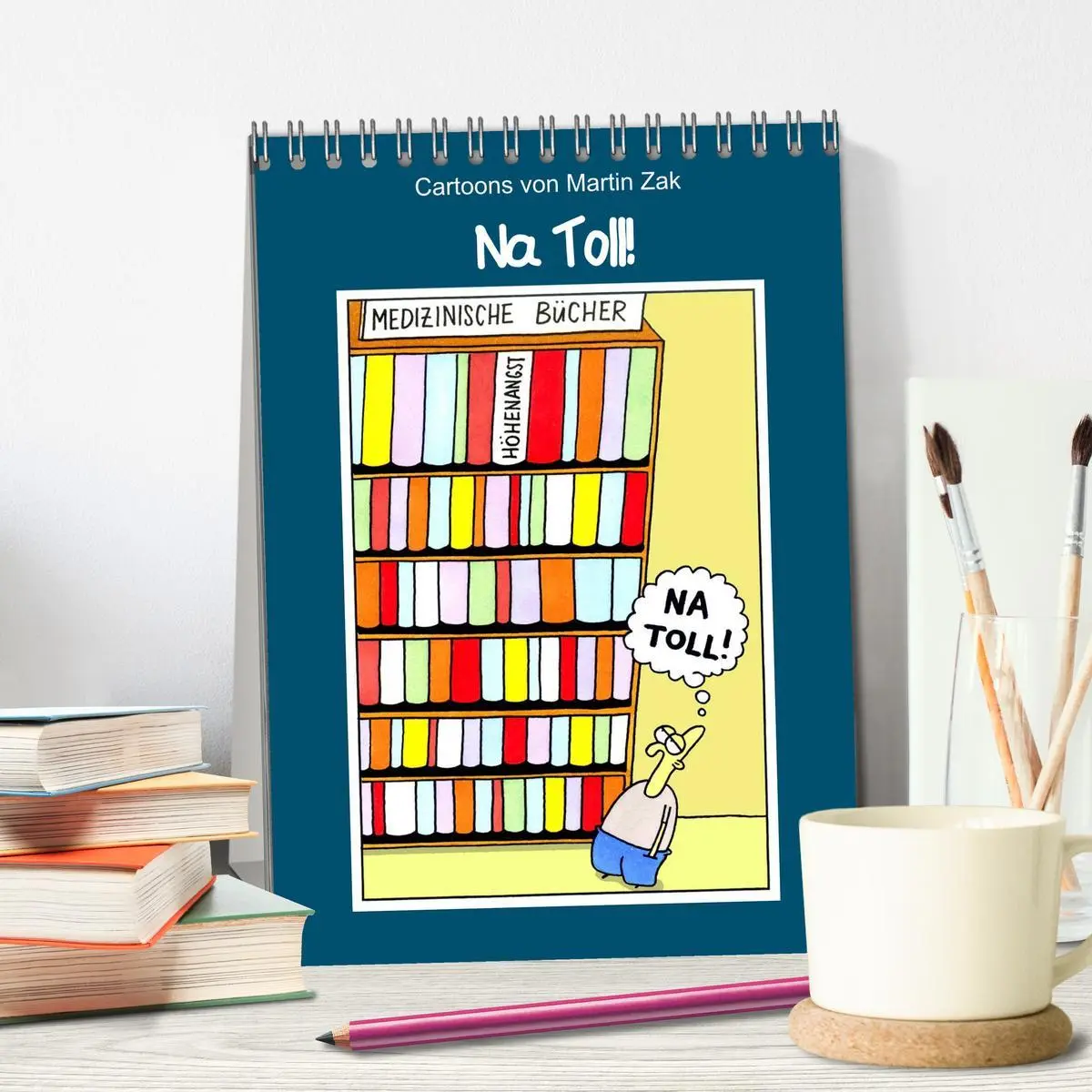 Bild: 9783516456301 | Na Toll! Comics von Martin Zak (Tischkalender 2026 DIN A5 hoch),...