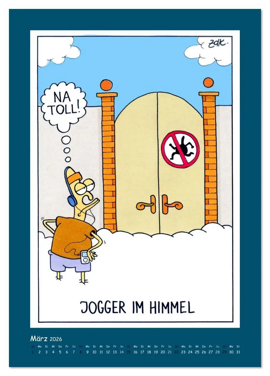 Bild: 9783516456301 | Na Toll! Comics von Martin Zak (Tischkalender 2026 DIN A5 hoch),...
