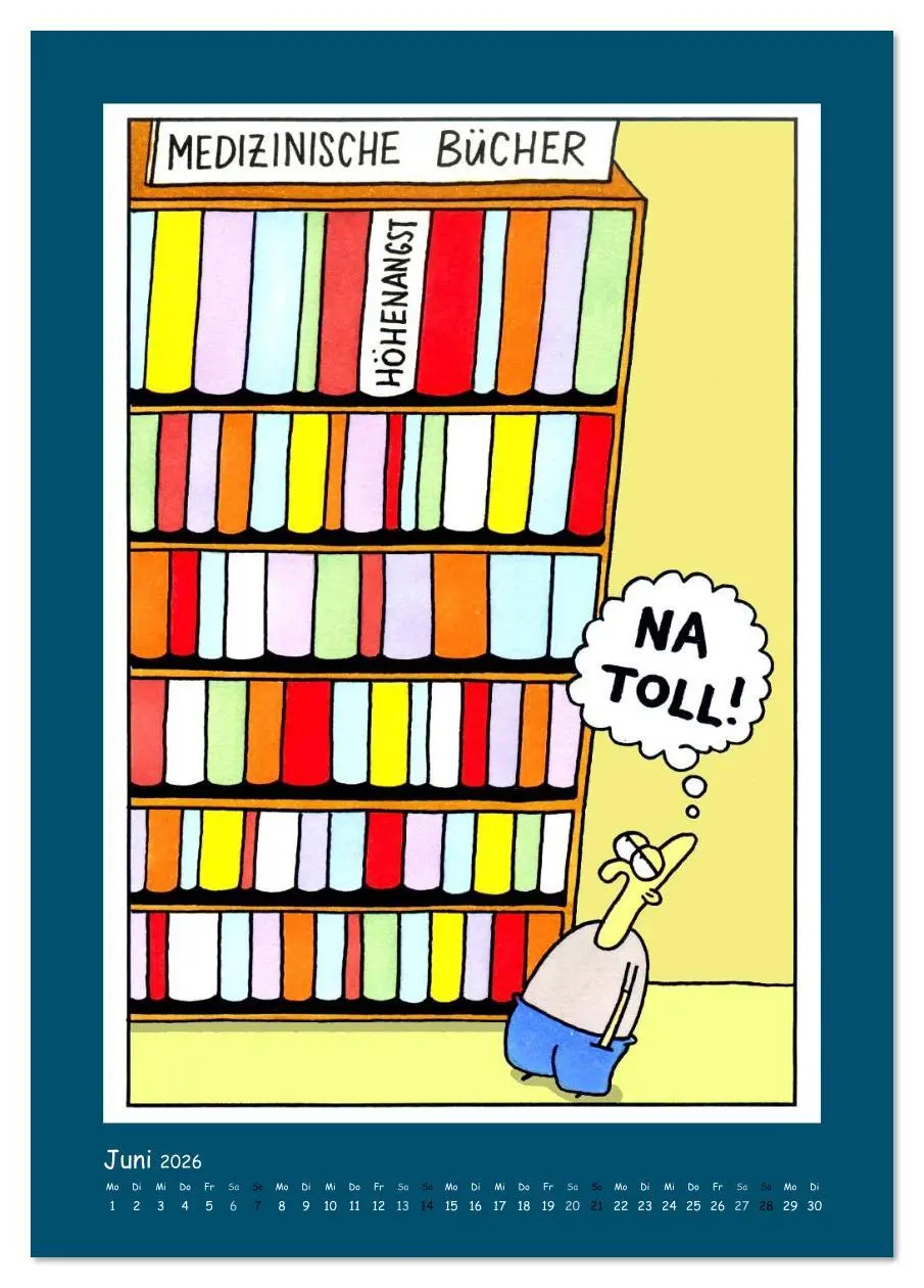 Bild: 9783516456301 | Na Toll! Comics von Martin Zak (Tischkalender 2026 DIN A5 hoch),...