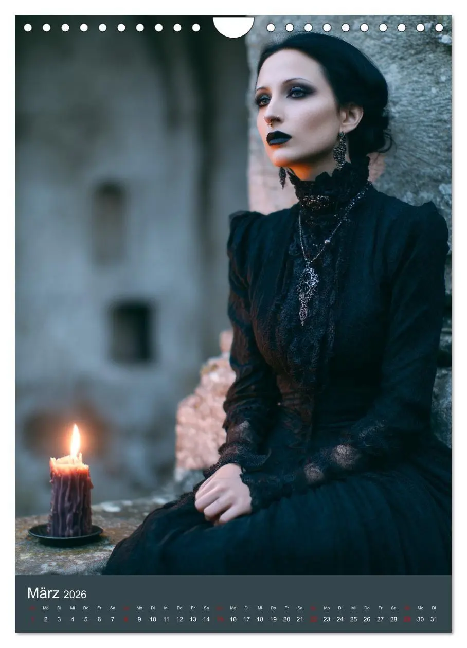 Bild: 9783516696301 | Gothic Girls - düstere Frauen in schwarzer Gothic-Kleidung...