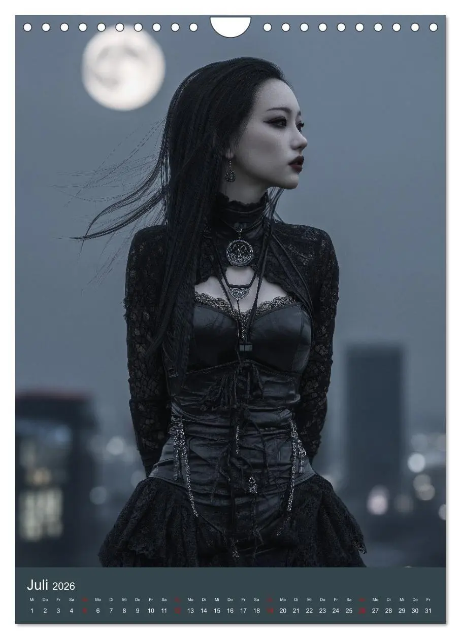 Bild: 9783516696301 | Gothic Girls - düstere Frauen in schwarzer Gothic-Kleidung...