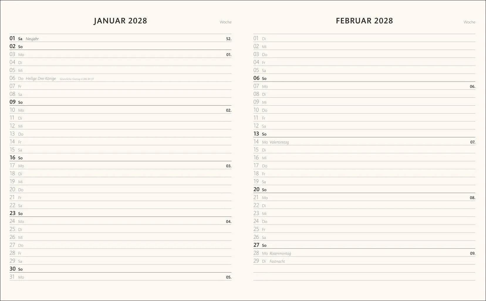 Bild: 9783756416301 | Kombitimer schwarz groß 2027 | Heye | Kalender | Bürokalender Heye