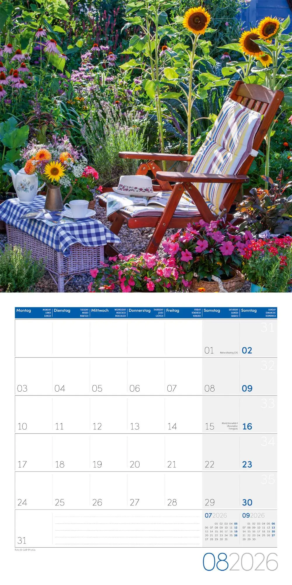 Bild: 9783838446301 | In meinem Garten Broschürenkalender 2026 - 30x30 - Art12 | GmbH | 2026