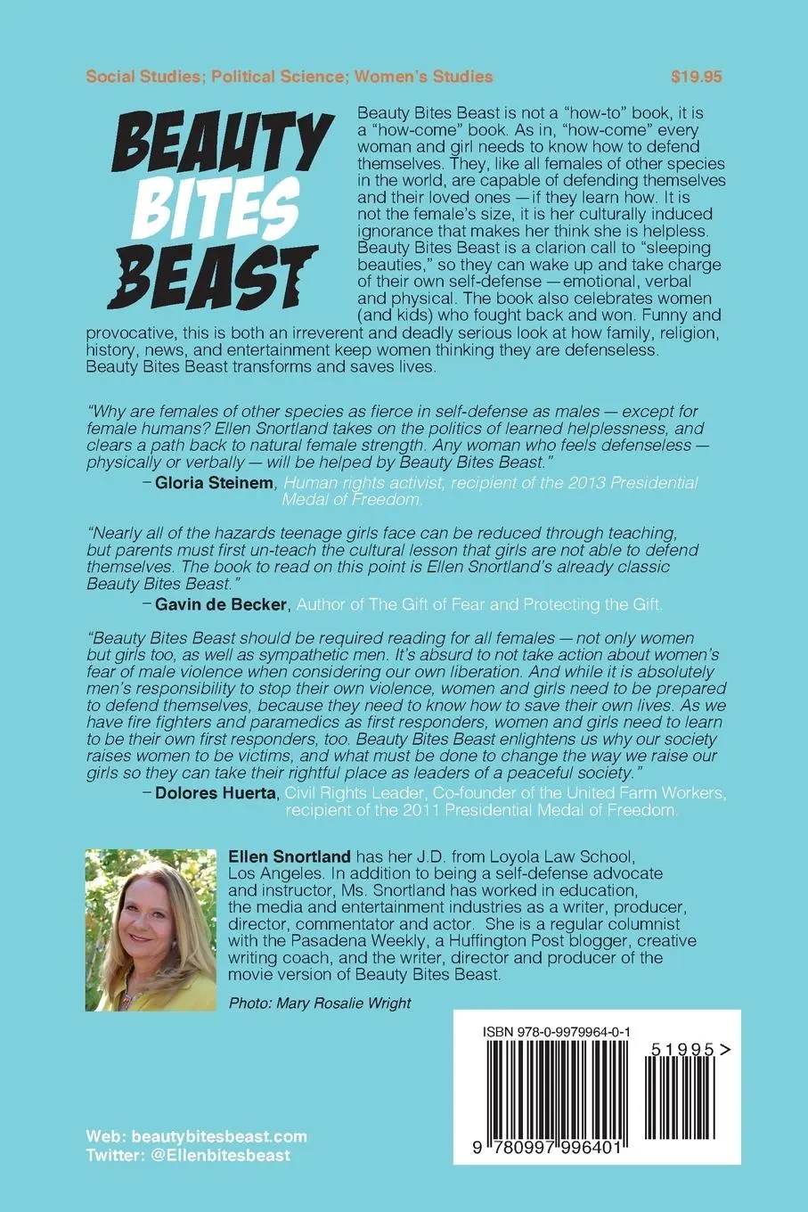 Rückseite: 9780997996401 | Beauty Bites Beast | The Missing Conversation About Ending Violence