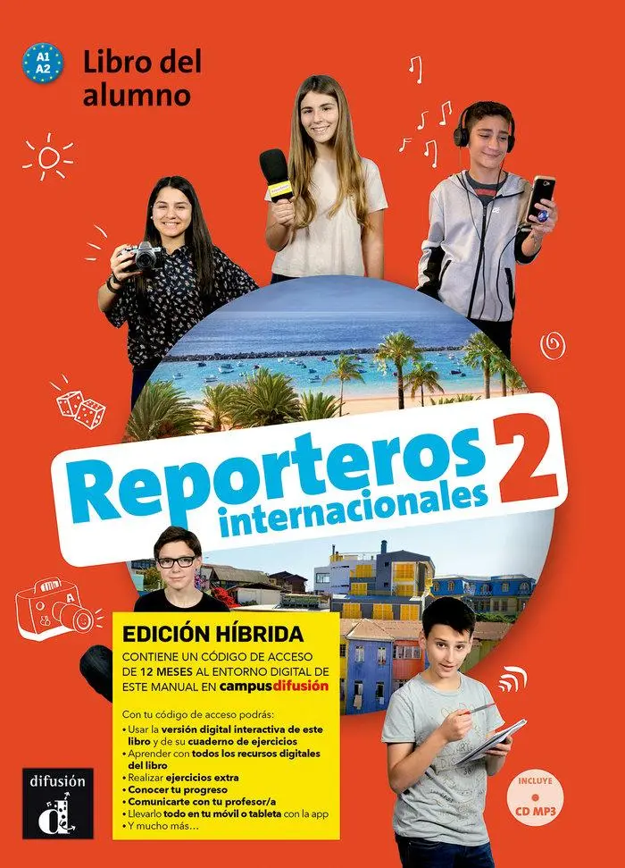 Cover: 9788419236401 | Reporteros internacionales 2 - Edicion hibrida - Libro del alumno +...