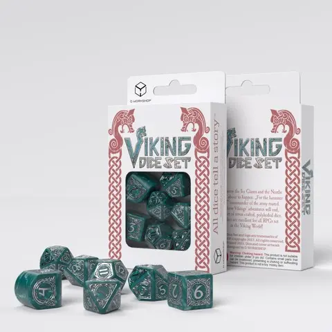 Cover: 5907699496501 | Viking Modern Dice Set: Mjolnir | Q-Workshop | EAN 5907699496501