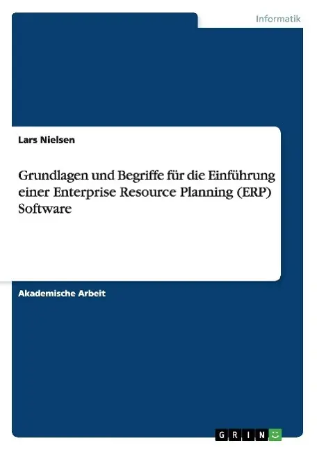 Cover: 9783656716501 | Grundlagen und Begriffe für die Einführung einer Enterprise...
