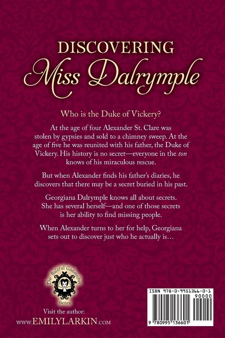 Rückseite: 9780995136601 | Discovering Miss Dalrymple | Emily Larkin | Taschenbuch | Englisch