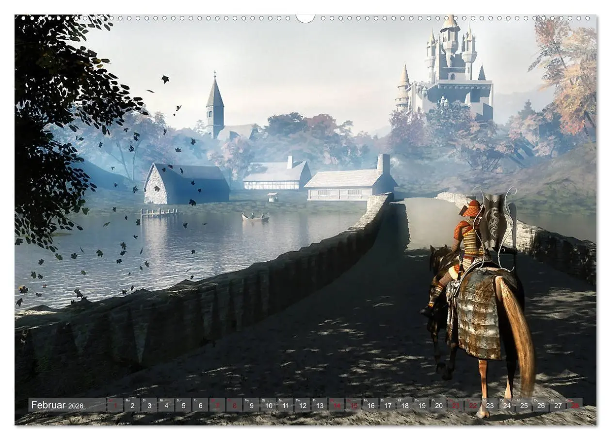 Bild: 9783457716601 | Helden, Drachen und Magie (hochwertiger Premium Wandkalender 2026...