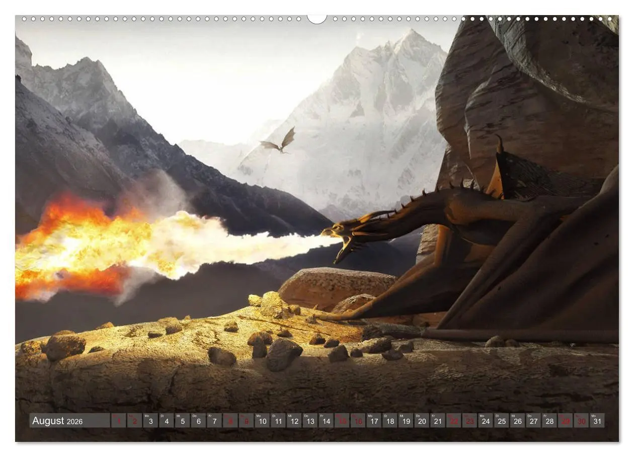 Bild: 9783457716601 | Helden, Drachen und Magie (hochwertiger Premium Wandkalender 2026...