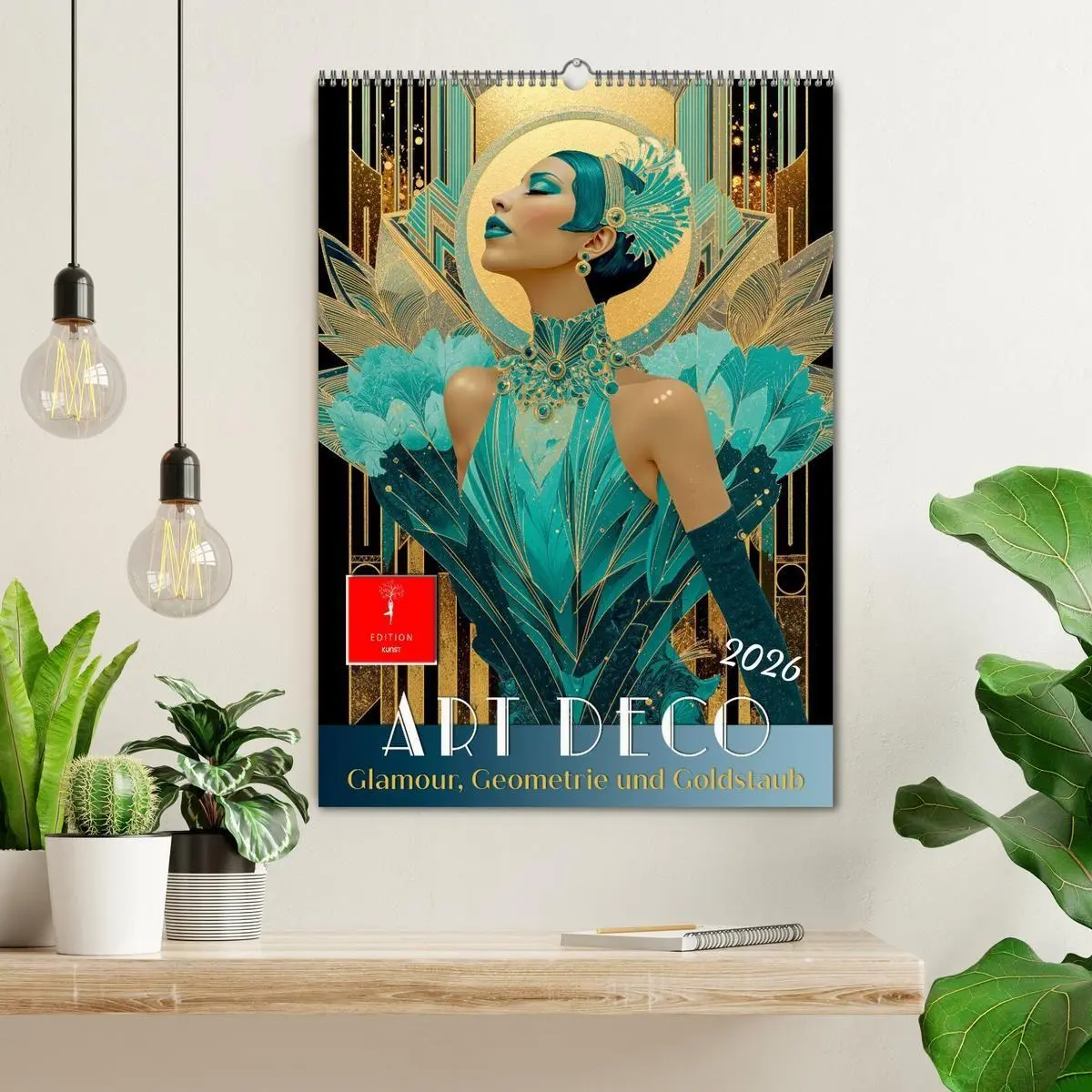 Bild: 9783516736601 | Art Deco - Glamour, Geometrie und Goldstaub (Wandkalender 2026 DIN...
