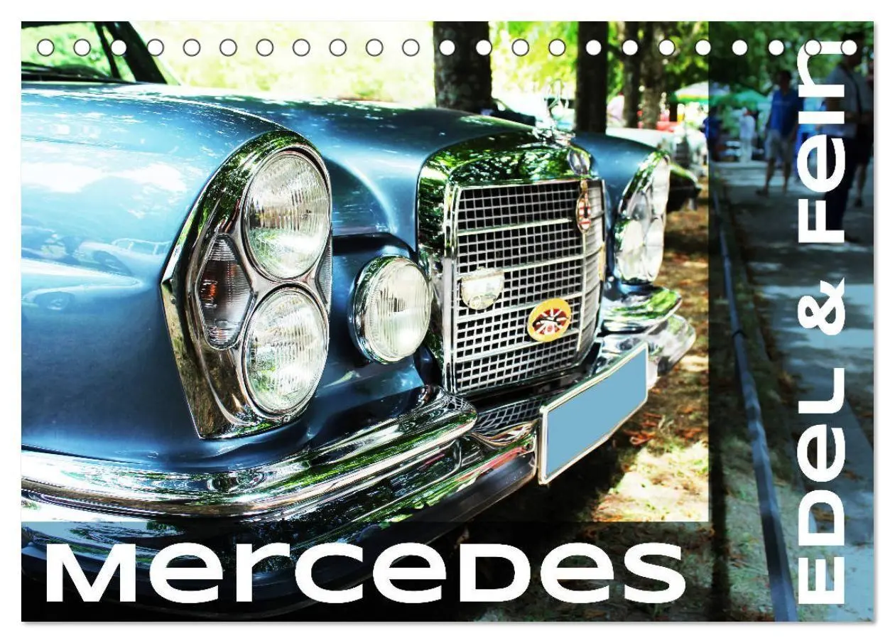 Mercedes Edel &amp, Fein (Tischkalender 2027 DIN A5 quer), CALVENDO Monatskalender