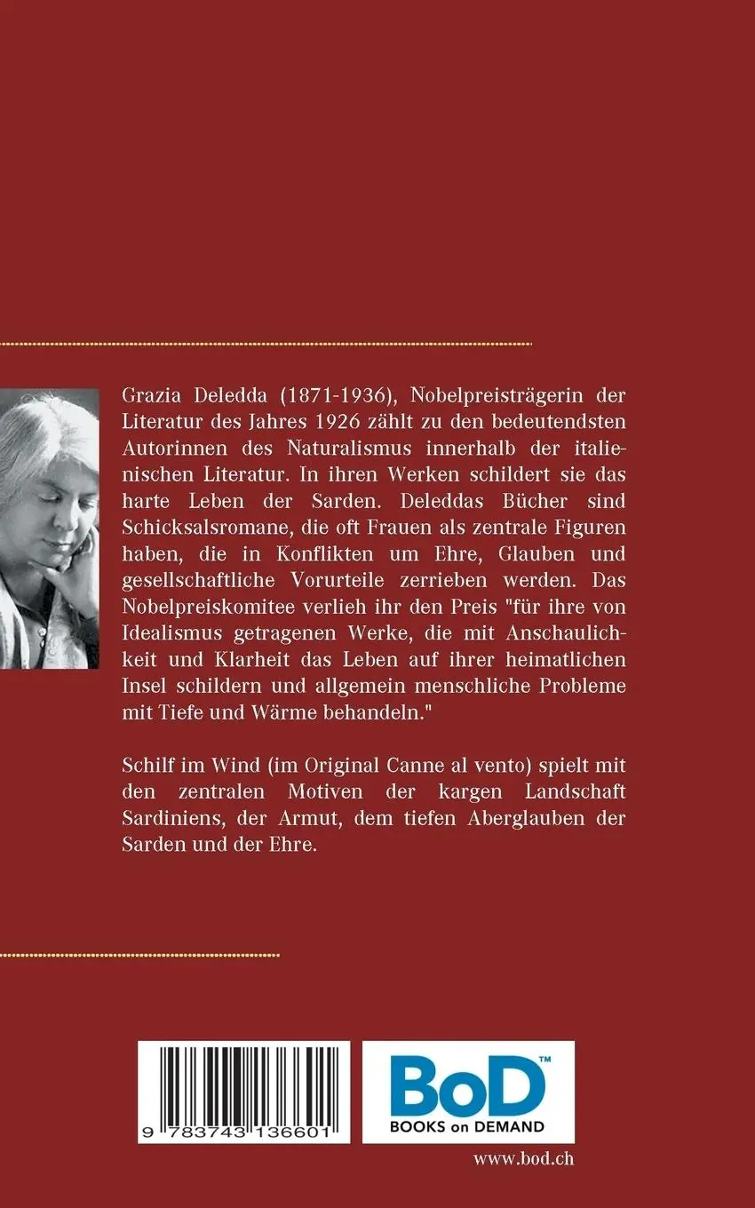 Rückseite: 9783743136601 | Schilf im Wind | Grazia Deledda | Taschenbuch | 192 S. | Deutsch
