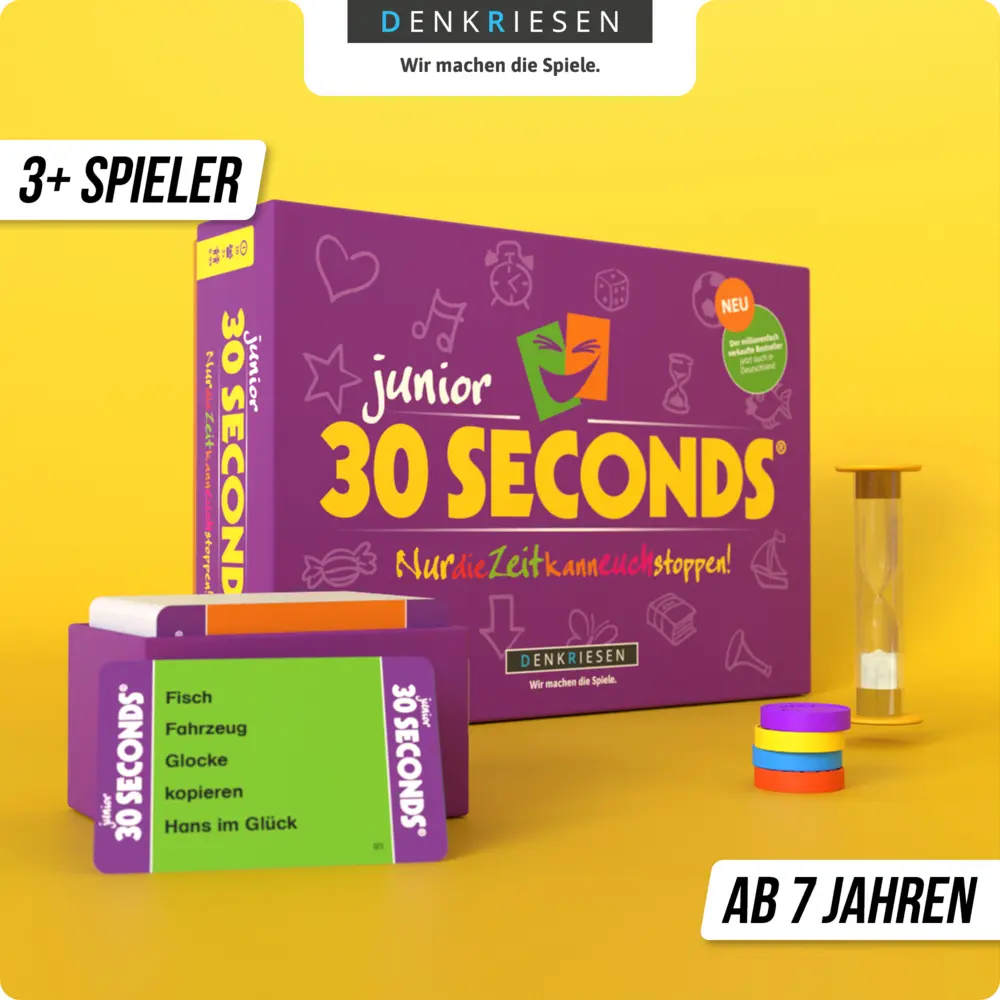 Bild: 4260528096701 | 30 Seconds® Junior - "Nur die Zeit kann euch stoppen!" | GmbH | Spiel