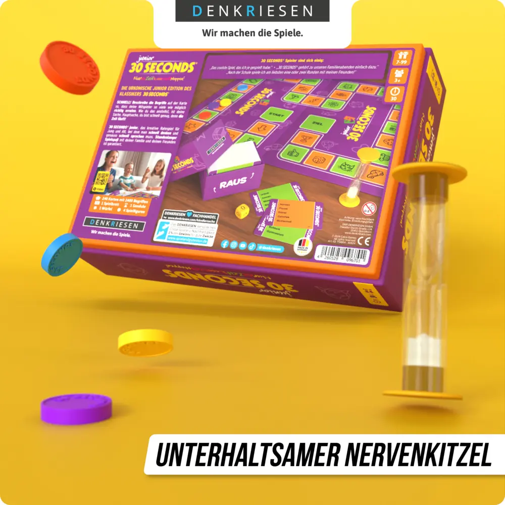 Bild: 4260528096701 | 30 Seconds® Junior - "Nur die Zeit kann euch stoppen!" | GmbH | Spiel