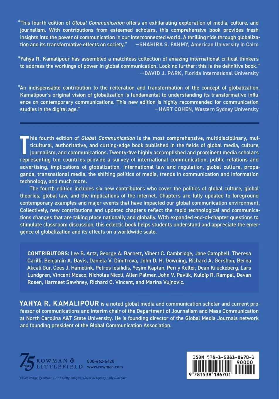 Rückseite: 9781538186701 | Global Communication | A Multicultural Perspective | Kamalipour | Buch