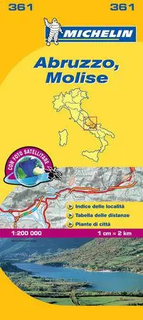 Cover: 9782067126701 | Abruzzo, Molise 1:200.000 | (Land-)Karte | Carte locali | Italienisch