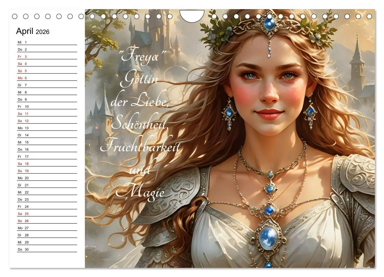 Bild: 9783457326701 | Unsterbliche Mythen des Nordens (Wandkalender 2026 DIN A4 quer),...