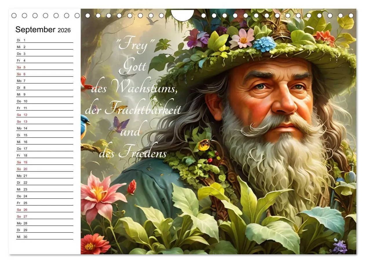 Bild: 9783457326701 | Unsterbliche Mythen des Nordens (Wandkalender 2026 DIN A4 quer),...