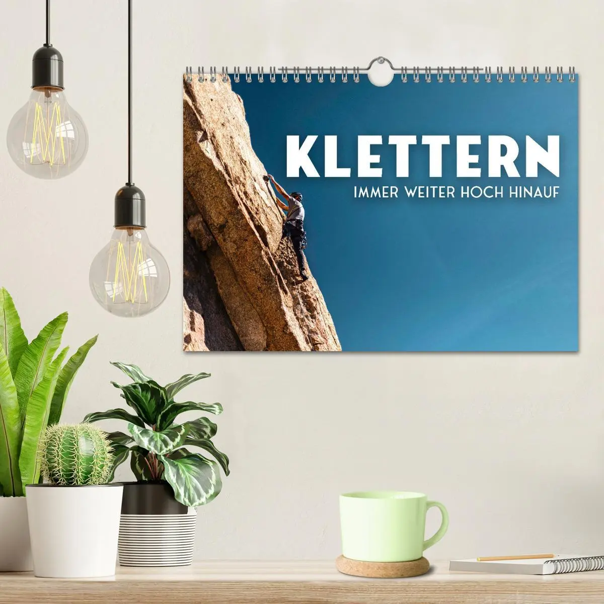 Bild: 9783457566701 | Klettern - Immer weiter hoch hinauf (Wandkalender 2026 DIN A4...