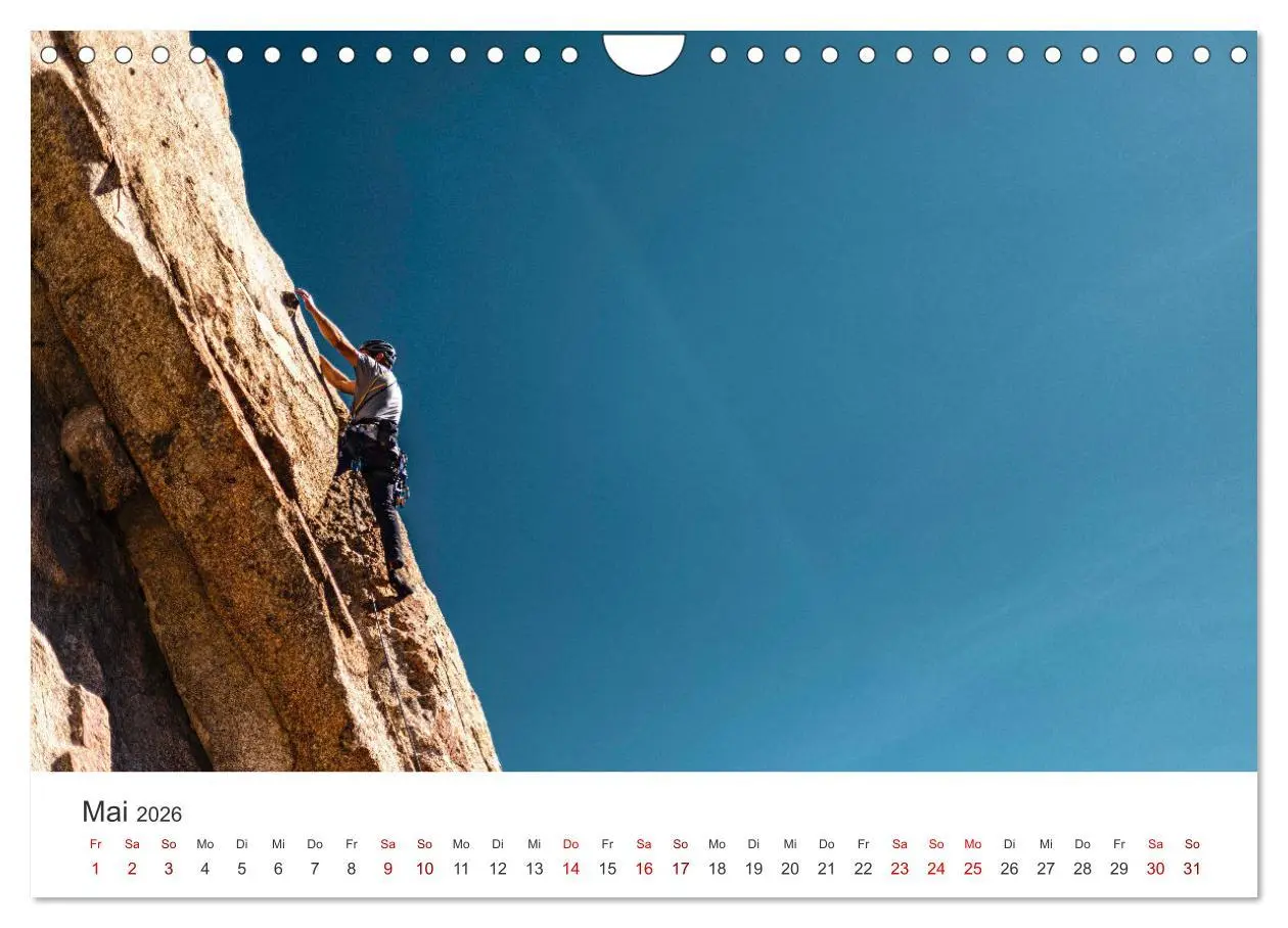 Bild: 9783457566701 | Klettern - Immer weiter hoch hinauf (Wandkalender 2026 DIN A4...
