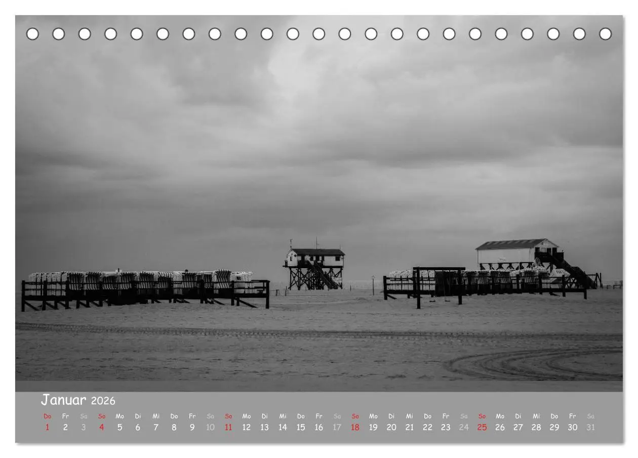 Bild: 9783516106701 | Mein St.Peter-Ording (Tischkalender 2026 DIN A5 quer), CALVENDO...