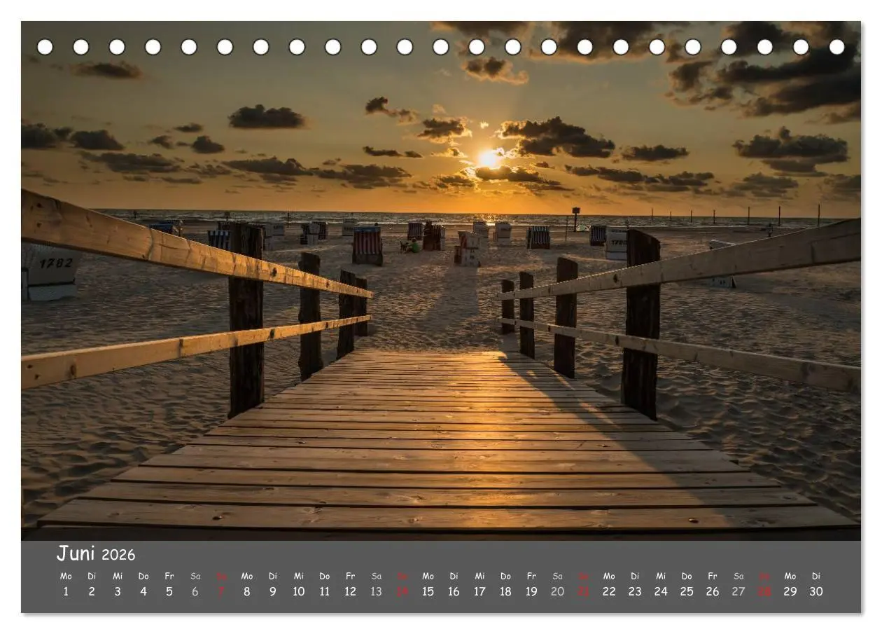 Bild: 9783516106701 | Mein St.Peter-Ording (Tischkalender 2026 DIN A5 quer), CALVENDO...