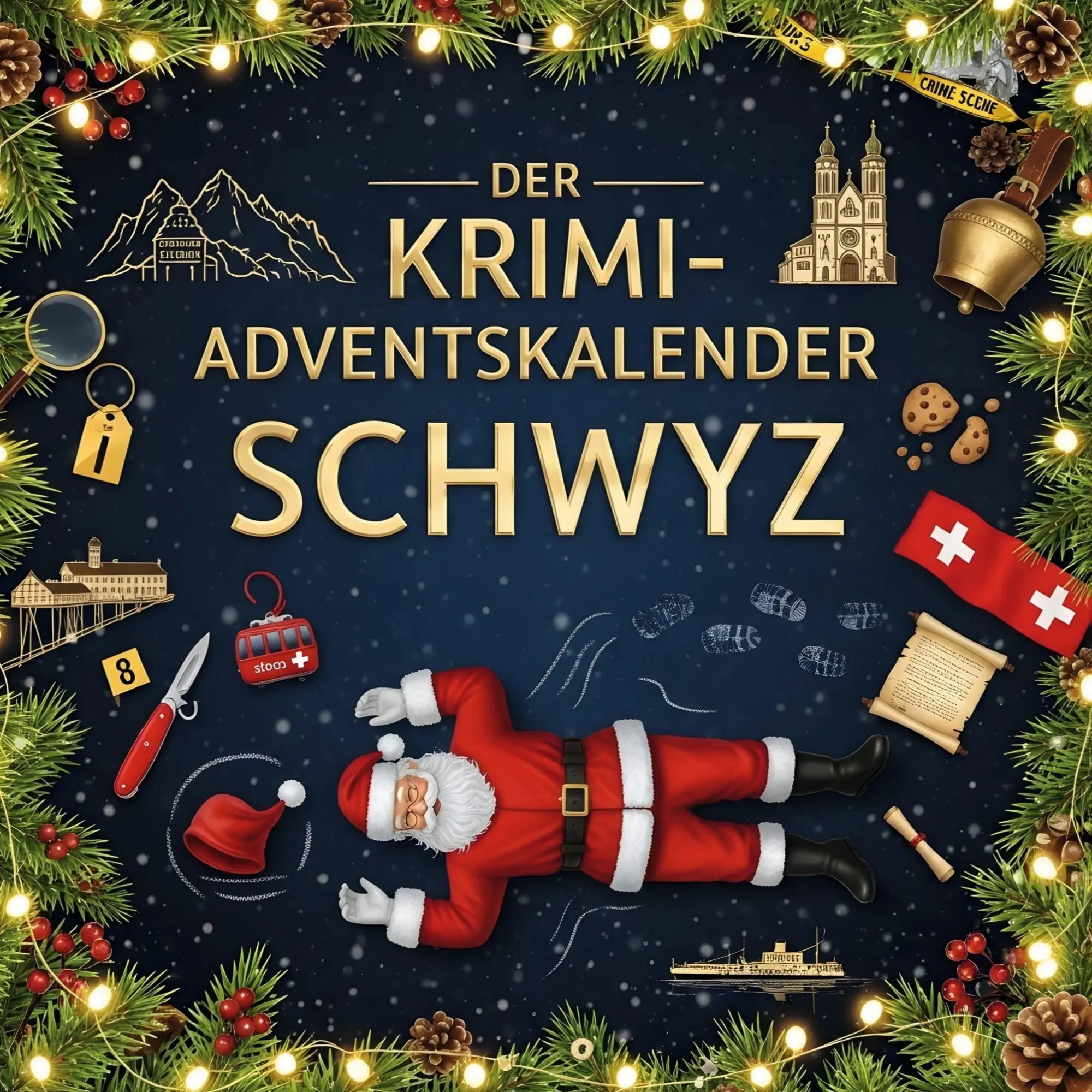 Cover: 9783695306701 | Der Krimi-Adventskalender Schwyz | Mordsverdächtig in 24 Akten | Lange