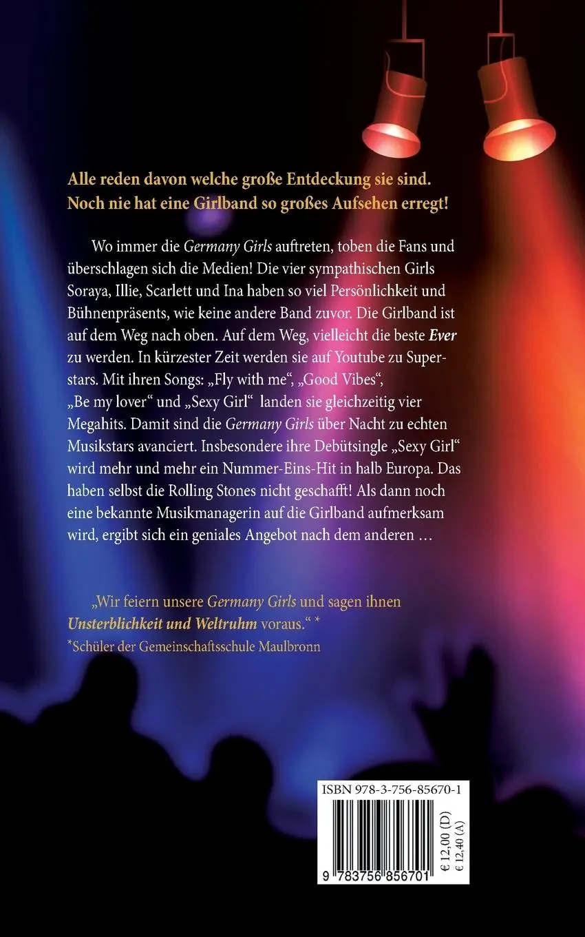 Rückseite: 9783756856701 | Die Germany Girls | Musik im Blut | B. L. Goldmann | Taschenbuch