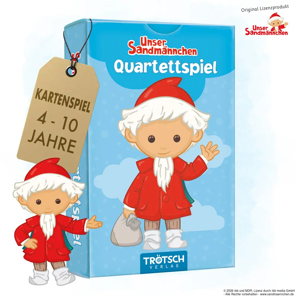 Cover: 4251901506801 | Trötsch Unser Sandmännchen Quartettspiel Quartett Spiel | Co.KG | 2024