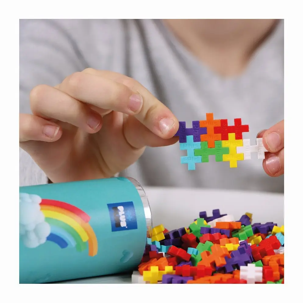 Bild: 5710409106801 | 240 Kreativ Bausteine Regenbogen | 9604262 | 2022 | PLUS PLUS