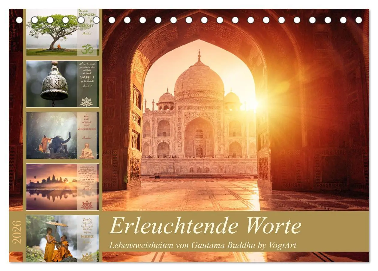 Cover: 9783457556801 | Erleuchtende Worte, Lebensweisheiten von Gautama Buddha by VogtArt...