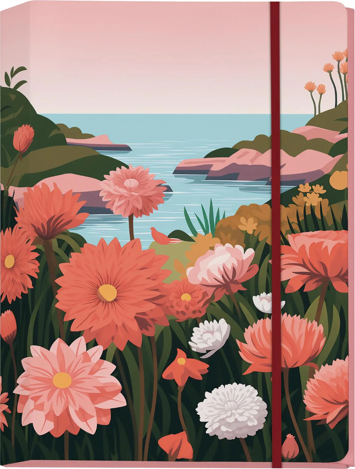 Cover: 4250915936901 | Gärten von Cornwall Große Sammelmappe - Motiv Blütenpracht am Meer