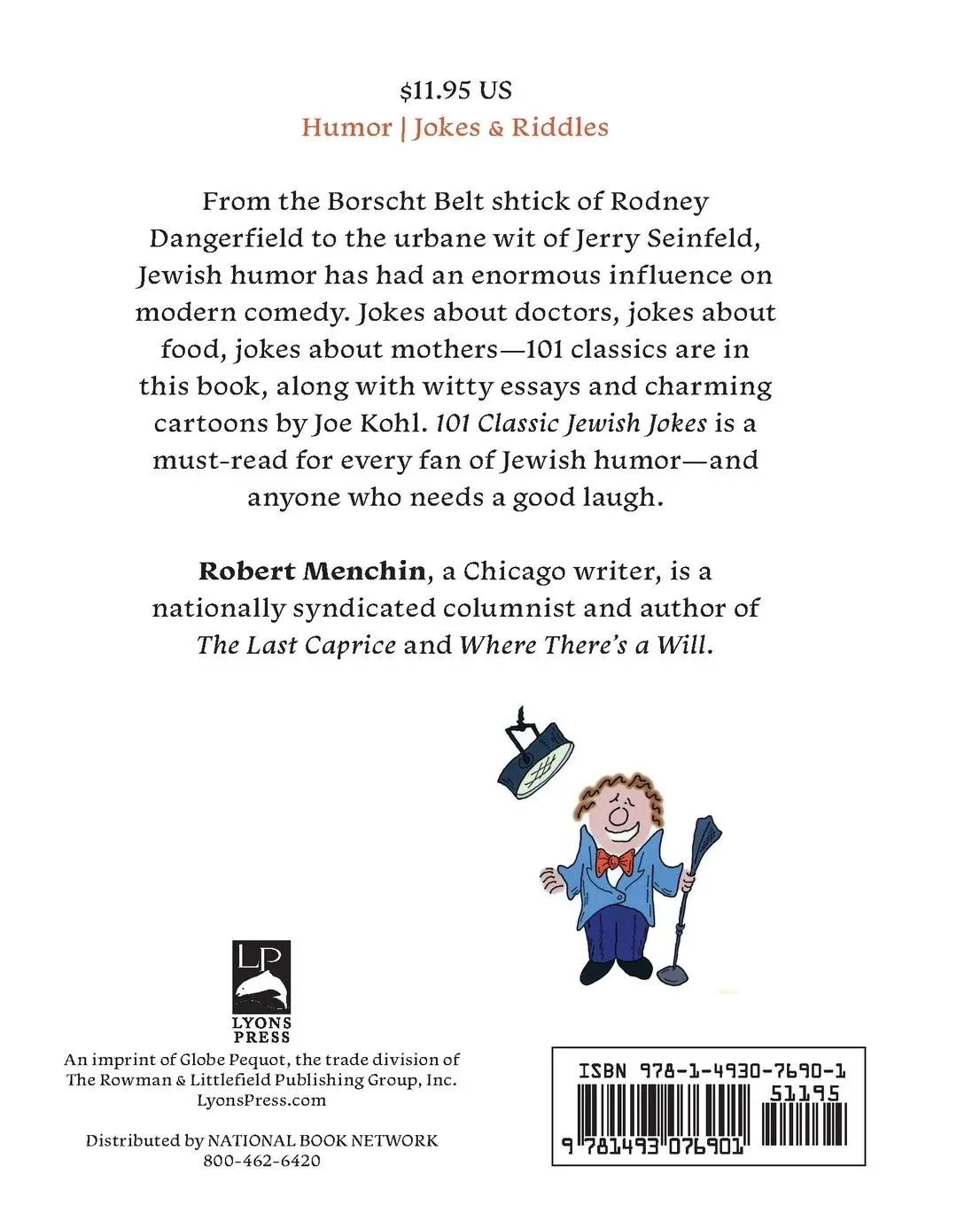 Rückseite: 9781493076901 | 101 Classic Jewish Jokes | Robert Menchin | Taschenbuch | Englisch