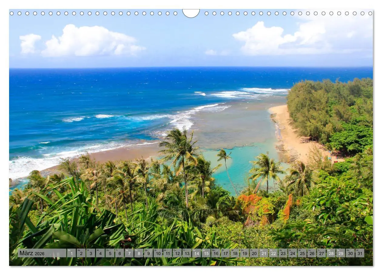 Bild: 9783457856901 | Kauai - Einmal Paradies und zurück (Wandkalender 2026 DIN A3 quer),...