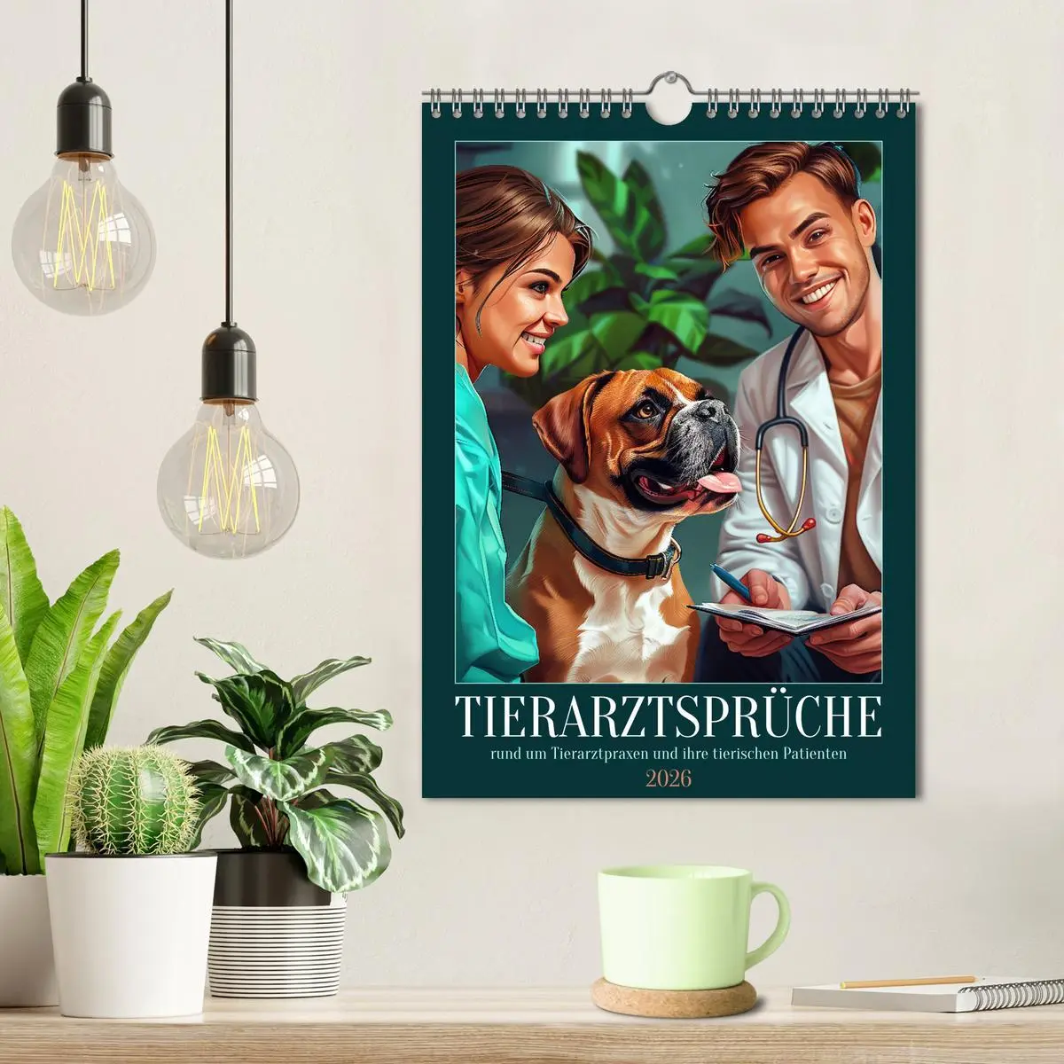 Bild: 9783516256901 | Tierarztsprüche (Wandkalender 2026 DIN A4 hoch), CALVENDO...