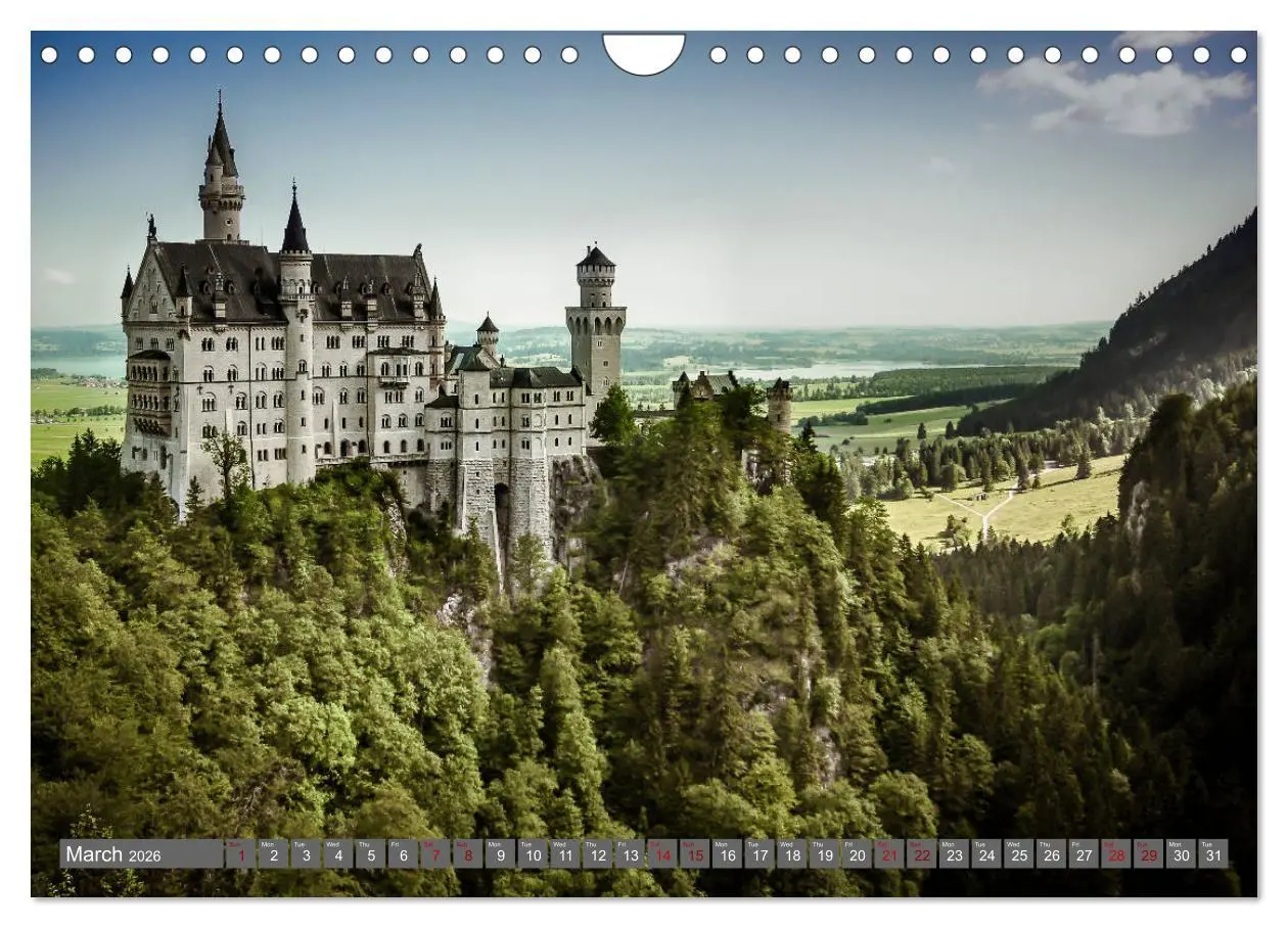 Bild: 9783516566901 | Castles from South Germany (Wall Calendar 2026 DIN A4 landscape),...