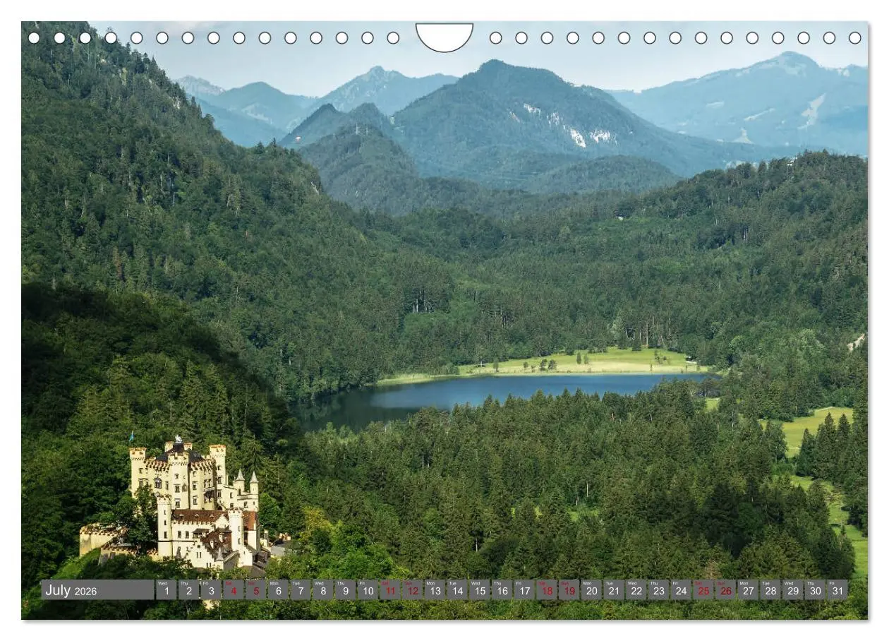 Bild: 9783516566901 | Castles from South Germany (Wall Calendar 2026 DIN A4 landscape),...